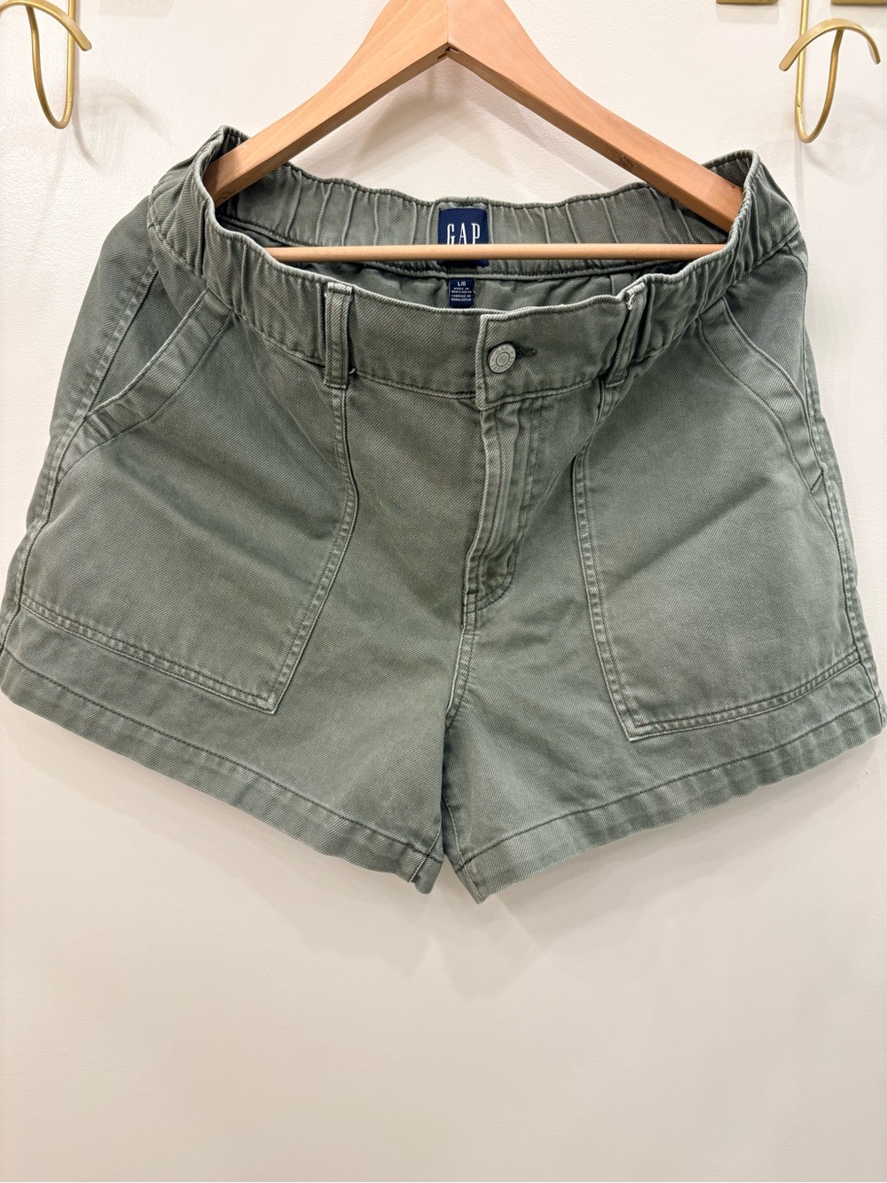 GAP Green Utility Jean Shorts